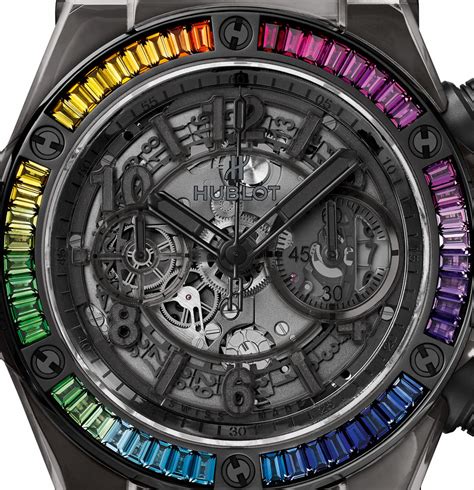 hublot big bang unico all black sapphire rainbow replica|hublot unico sapphire release date.